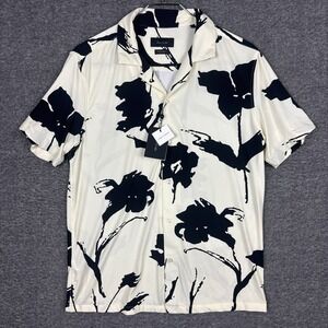 NEW Porter Ash Kinetic Stretch Shirt Mens Large‎ Hawaiian Performance Floral NWT